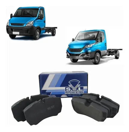 PASTILHA FREIO TRASEIRO DAILY 3.0 16V 35S14/45S14/45S16/45S17/55C16/55C17