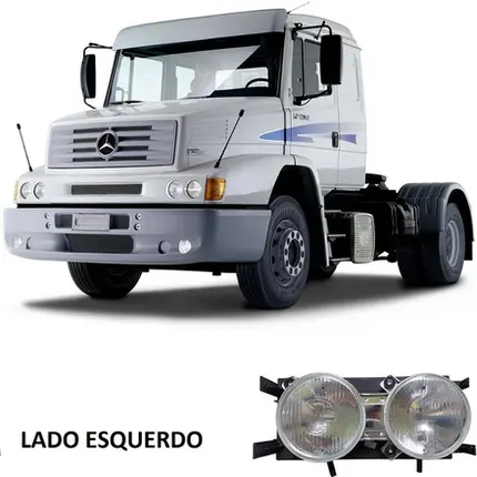 Farol Mb 1620 1634 1618 1620 1318 Apos 99 Duplo Redondo LE